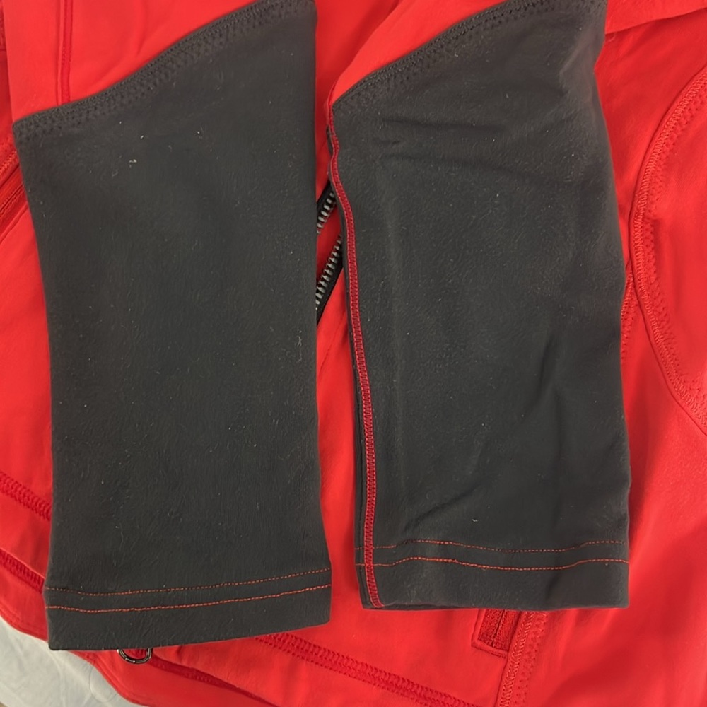 lululemon athletica Red and Black Full-Zip Jacket - Picture 6 of 7